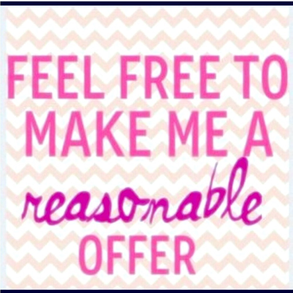 Reasonable offers are welcomed !